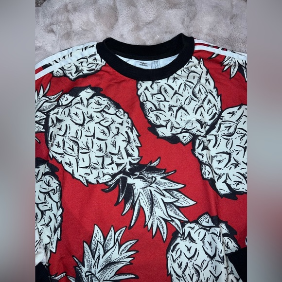 Adidas Farm Pineapple Crew Neck Sweatshirt - Picture 3 of 8